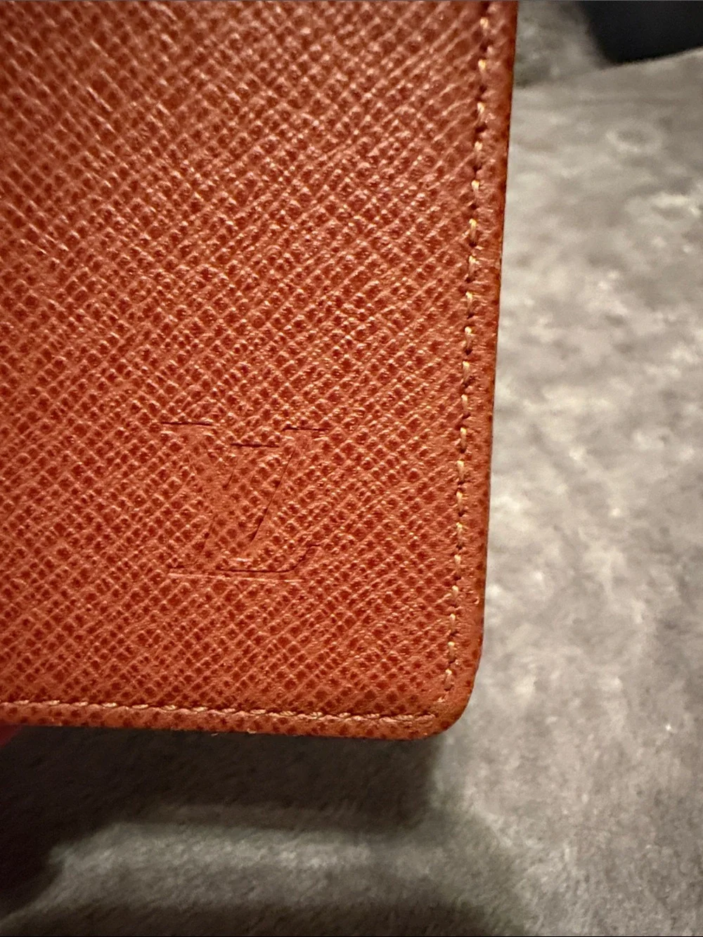Vintage Louis Vuitton tiaga leather card holder